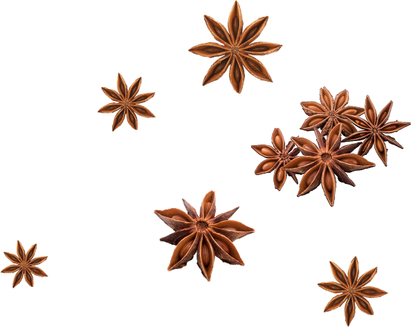 Star anise obtained at sword-point
